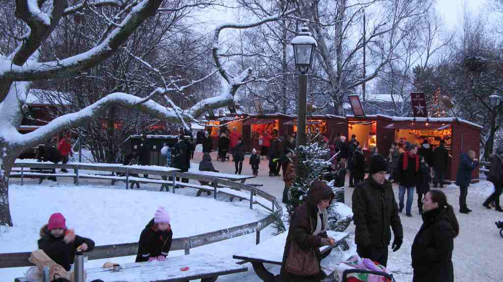 Le marché de Noël à Stockholm
